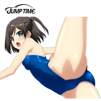 JumpTime 13cmx10.5 cm Seksi Grafike Anime Tsutsukakushi Tsukiko Postane Karikatura Avto Nalepke in Nalepke Vinyl JDM Avto Odbijača Decal 107347