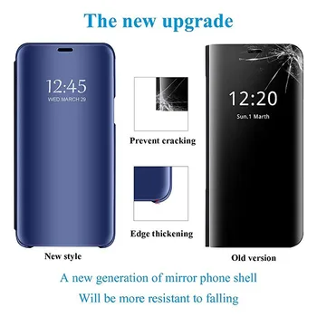 Primerom ogledalo Za Samsung Galaxy A12 A32 A52 A72 A02S Kritje Smart Shockproof PU Usnja Flip Case Za Samsung Galaxy A02 A42 M51 168346