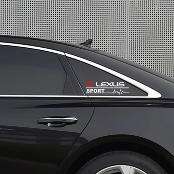 2pces/Set 14.5cm*3.9cm Car Body Sticker Decal Decoration Goods For Lexus ES300 RX330 RX300 GS300 IS250 IS200 CT200h GX470 NX RX 176812