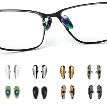 1pair Non-slip Eyeglass Blazine sončna Očala na Nos Blazinice Moda Povečano Lepe Keramične Anti-slip Očala Pad Očala Dodatki 5087