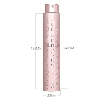 10 ml Parfum Spray Steklenico Luksuzni Olajšave Umetnosti Aluminija Vrtenja Mini Prenosni Tekoče Razpršilo Prazno Steklenico Embalaže Trgovina 7427